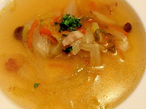 シンプル＆簡単！☆白菜のスープ